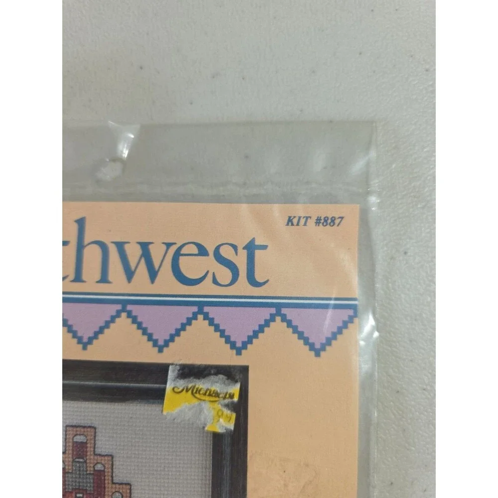 Vintage Southwest Needleform Cross Stitch Kit #887 5x7 in. Ceremonial Doll NEW
